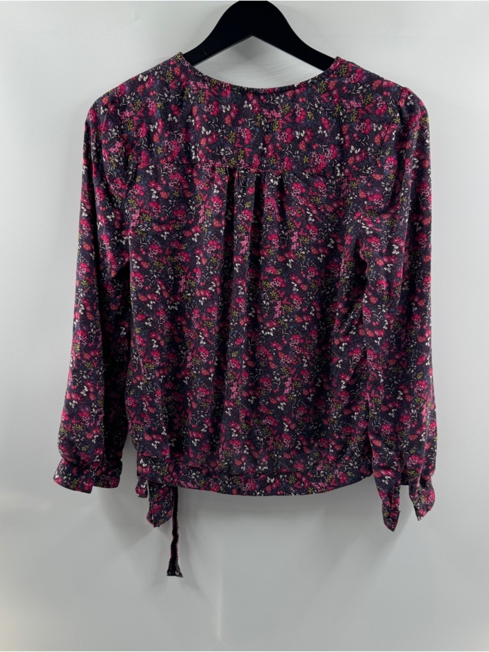 Lucky Brand Floral Wrap Top – Women’s Small Pink Purple - Picture 6 of 7